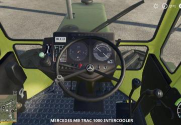 MB Trac 1000 Intercooler version 1.3.0 for Farming Simulator 2019 (v1.4.1.0)