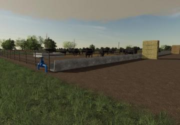 Medium Cattle Feed Lot version 1.0.0.1 for Farming Simulator 2019 (v1.6.0.0)