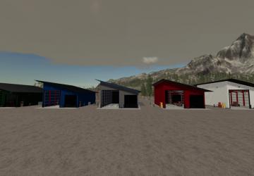 Medium Pull Through Workshop With Lift Pack v1.0.0.2 for Farming Simulator 2019