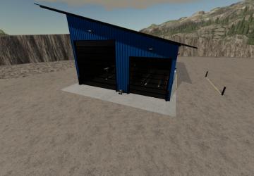 Medium Pull Through Workshop With Lift Pack v1.0.0.2 for Farming Simulator 2019