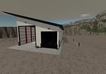 Medium Pull Through Workshop With Lift Pack v1.0.0.2 for Farming Simulator 2019