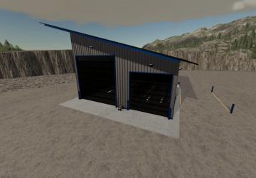 Medium Pull Through Workshop With Lift Pack v1.0.0.2 for Farming Simulator 2019