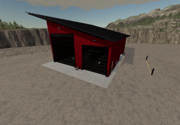 Medium Pull Through Workshop With Lift Pack v1.0.0.2 for Farming Simulator 2019