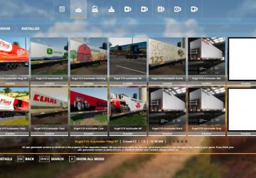 Mega Kogel Trailer Pack version 1.1 for Farming Simulator 2019 (v1.4х)