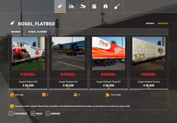 Mega Kogel Trailer Pack version 1.1 for Farming Simulator 2019 (v1.4х)