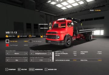 Mercedes-Benz 11-13 version 0.0 for Farming Simulator 2019 (v1.5.1.0)