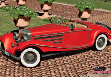 Mercedes-Benz 540K 1936 version 1.1.0.0 for Farming Simulator 2019 (v1.7.x)