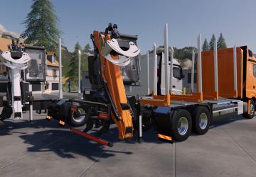 Mercedes-Benz Actros 2663 Forestry version 1.0.0.0 for Farming Simulator 2019 (v1.7.x)