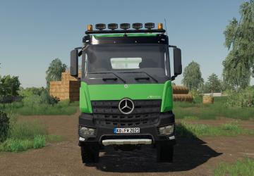 Mercedes-Benz Arocs Agrar 8x8 Joskin Edition v1.0.0.0 for Farming Simulator 2019 (v1.7.x)