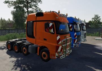 Mercedes-Benz Arocs SLT 8x4 version 1.0.0.1 for Farming Simulator 2019 (v1.5.x)