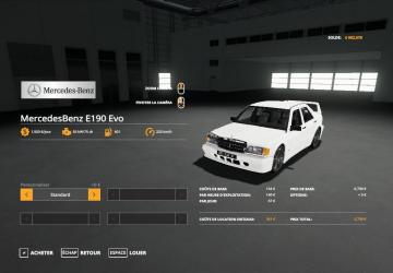 Mercedes-Benz E190 Evo version 2.0.0.0 for Farming Simulator 2019