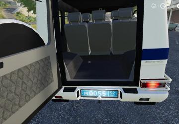 Mercedes-Benz G55 AMG Police version 1.0 for Farming Simulator 2019 (v1.5.1.0)