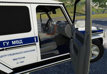 Mercedes-Benz G55 AMG Police version 1.0 for Farming Simulator 2019 (v1.5.1.0)