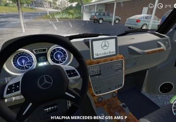 Mercedes-Benz G55 AMG Police version 1.0 for Farming Simulator 2019 (v1.5.1.0)