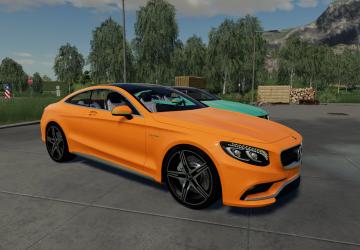 Mercedes-Benz S500 Coupe version 1.0.0.0 for Farming Simulator 2019 (v1.5.x)