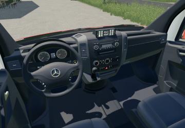 Mercedes-Benz Sprinter 2014 Tigis Europa version 1.0.0.1 for Farming Simulator 2019 (v1.7x)