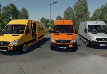 Mercedes-Benz Sprinter Service version 1.0.0.0 for Farming Simulator 2019 (v1.5.x)