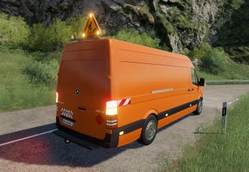 Mercedes-Benz Sprinter Service version 1.0.0.0 for Farming Simulator 2019 (v1.5.x)