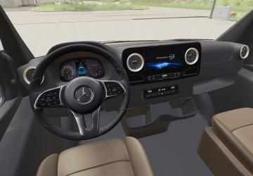 Mercedes-Benz Sprinter Tourer 2019 version 1.0 for Farming Simulator 2019 (v1.4.x)