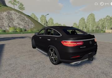 MERCEDES GLE 2016 version 1.0 for Farming Simulator 2019 (v1.5.1.0)
