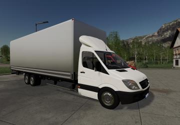 Mercedes Sprinter Pickup Long version 1.2 for Farming Simulator 2019 (v1.5.x)