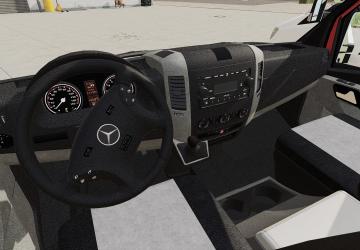 Mercedes Sprinter Pickup Long version 1.2 for Farming Simulator 2019 (v1.5.x)