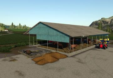 Metal Cows Barn version 1.0.0.0 for Farming Simulator 2019 (v1.5.х)