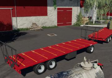 Metsjö Bale Trailer version 1.0.0.0 for Farming Simulator 2019 (v1.7.x)