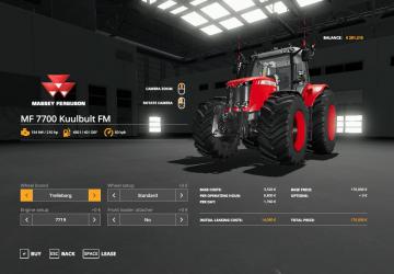 MF 7700 version 1.0 for Farming Simulator 2019 (v1.5.1.0)