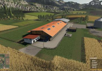 Milk yard version 1.2.0.0 for Farming Simulator 2019 (v1.4х)