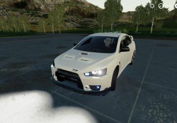 Mitsubisyi Lancer 10 version 1.0 for Farming Simulator 2019 (v1.4.1.0)