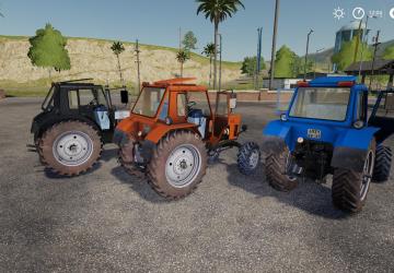 MTZ-82 Export version 2.0 for Farming Simulator 2019 (v1.6.0.0)