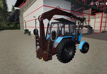 MTZ 82 PE 1F Forklift Conversion version 1.0 for Farming Simulator 2019 (v1.7.1.0)
