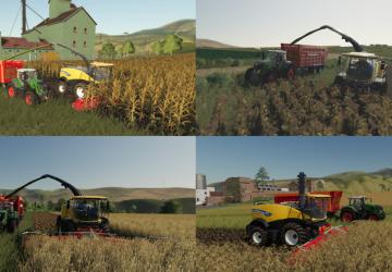 Multi Harvest Headers version 1.0.0.0 for Farming Simulator 2019 (v1.4)