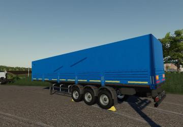 NefAZ 93341 Grain Trailer version 1.0.0.1 for Farming Simulator 2019 (v1.7.1.0)