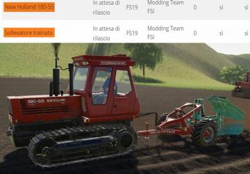 New Holland 180-55 version 1.0.0.0 for Farming Simulator 2019 (v1.5.х)