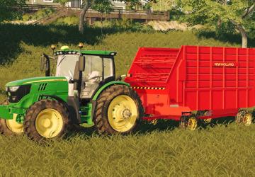 New Holland 716 forage box version 1.0 for Farming Simulator 2019 (v1.2.x)