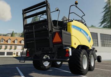 New Holland Big Baler 1290 version 1.0 for Farming Simulator 2019 (v1.6.0.0)