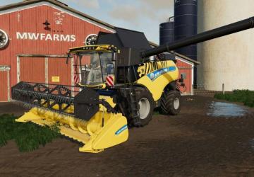 New Holland CR 6.90 and header version 1.0 for Farming Simulator 2019 (v1.5.1.0)