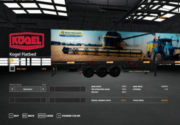 New Holland  Kogel  Autoloader Trailer version 1.0.0.0 for Farming Simulator 2019 (v1.4х)