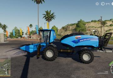 New Holland Sugarcane Baler version 2.0 for Farming Simulator 2019 (v1.7.x)