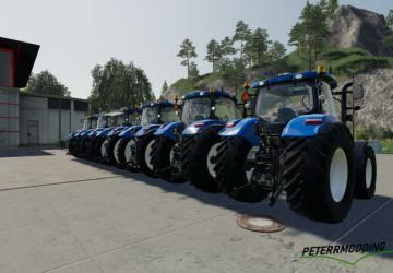 New Holland T6 Autocommand version 1.0.0.0 for Farming Simulator 2019 (v1.3.х)
