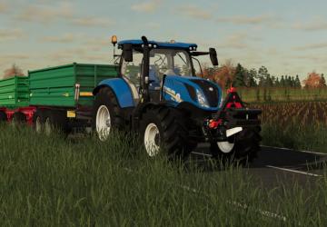 New Holland T6 version 1.0.0.0 for Farming Simulator 2019 (v1.5.x)