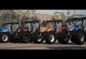 New HOLLAND T6 SERIES version 1.0 for Farming Simulator 2019