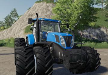 New Holland T7000 series version 1.0.0.0 for Farming Simulator 2019 (v1.4х)