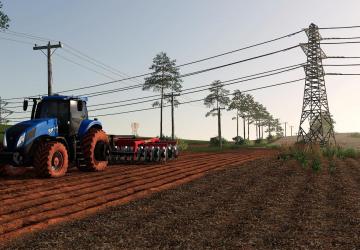 New Holland T8 BR version 1.0.0.0 for Farming Simulator 2019 (v1.4х)
