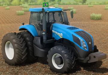 New Holland T8 Series South America version 1.0.0.0 for Farming Simulator 2019 (v1.7.x)