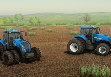 New Holland T8 Series South America version 1.0.0.0 for Farming Simulator 2019 (v1.7.x)