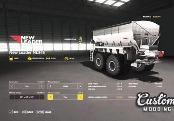 New Leader NL345/John Deere DN345 version 1.0.0.0 for Farming Simulator 2019 (v1.5.х)
