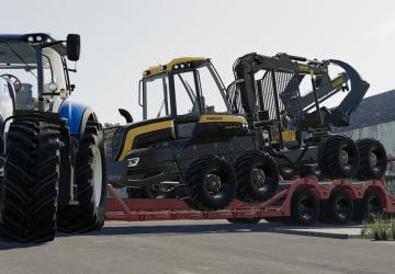 NMC 3-Axle Transport Trailer version 1.0.0.1 for Farming Simulator 2019 (v1.6.x)